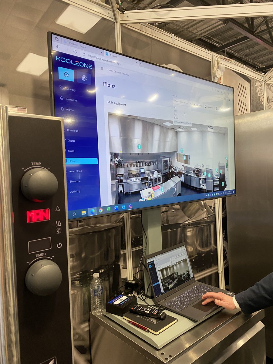 TashaMorrison96's tweet photo. #connectivity and #iot seemed to be the themes throughout the exhibitors of #ife22 and #hrc22 - some really interesting ways technology is being used to solve problems in kitchens &amp; hospitality maintenance! https://t.co/YPSPDalBsS