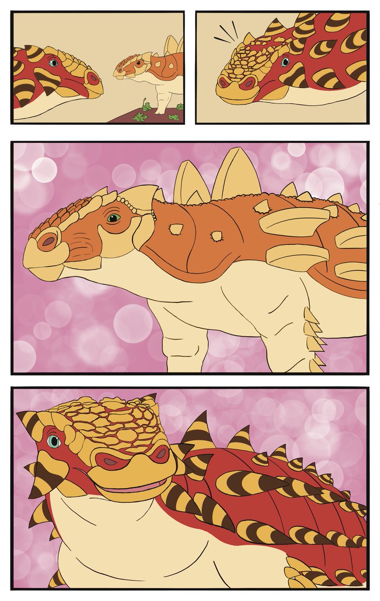 roukaryu's tweet photo. A manga inspired by #BuddyVsDuff exploring how my OC #Viên, a reincarnated #Zuul, would react to encountering the #Zuulcake by #TeamBuddy. I imagine he would instinctively react as if it were real. (1/2)
#roukaryuOC #Phương #DinoZuul #EverythingIsCake #cakememe @CakeBossBuddy https://t.co/qI7AlRsV0p