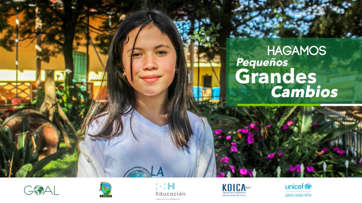 GOAL_Honduras's tweet photo. Any Banegas, joven estudiante de la comunidad Yamaranguila, se ha convertido en líder climático.
“Hablando con las personas, sobre no botar basura en los ríos, cuidar el agua y los bosques, haremos Pequeños Grandes Cambios”
@koicahonduras @unicefhonduras @Educacion_HN #DECOAS https://t.co/pk0rAdcIsq