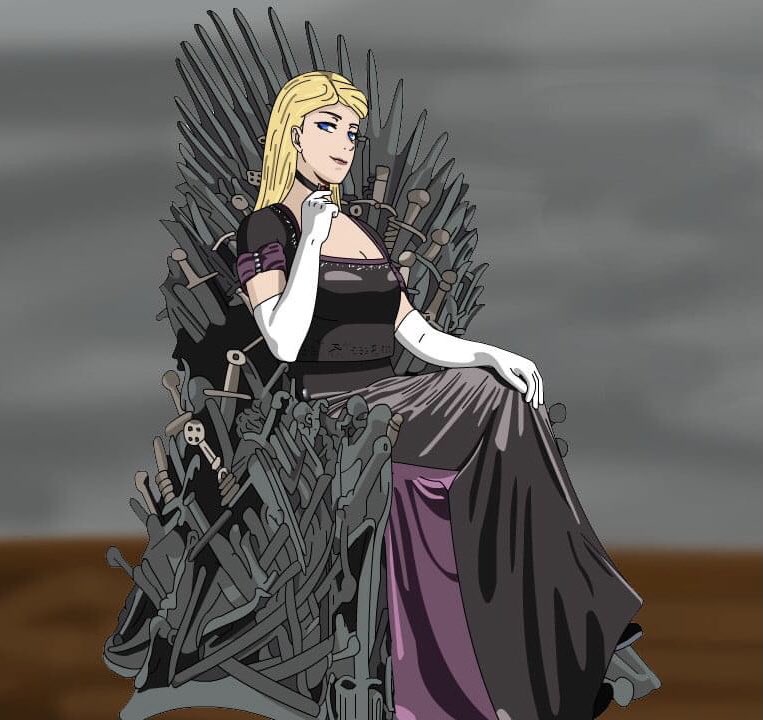 ladyashford's tweet photo. HAPPY BIRTHDAY to one of my dearest and longest friends, and best Alexia cosplayer ever @TheQueenAnt 

I hope you like the drawing I made for you! 💜💜 https://t.co/SngqshCcxn