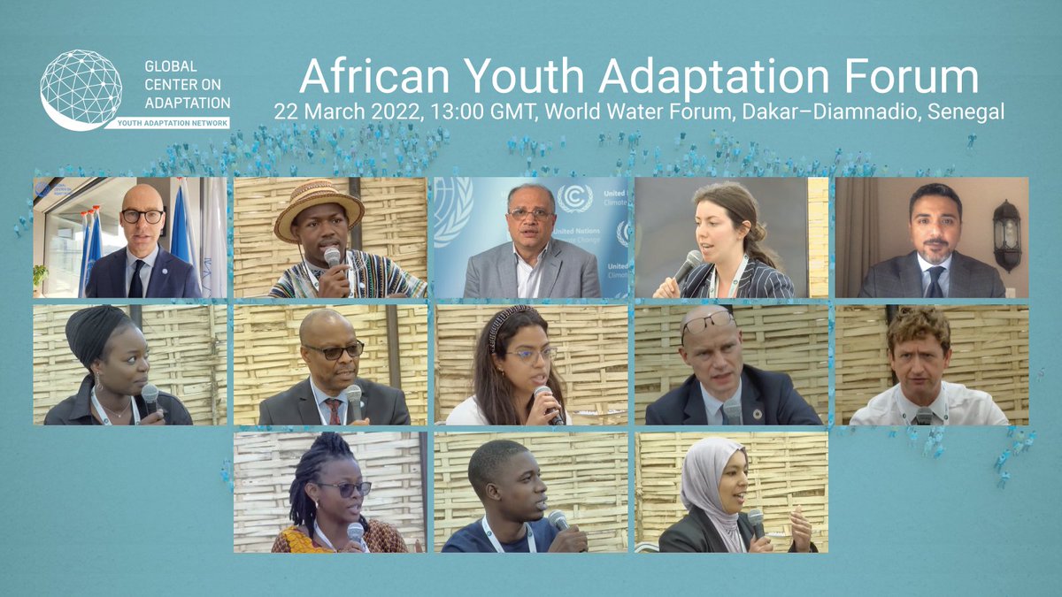 No discussion on creating a sustainable future is complete without engaging directly with youth.

Delighted to speak at our 1st #YouthAdaptationForum alongside the @Cop27P Presidency Team. Let's work together to ensure youth are heard, especially on the #GlobalGoalOnAdaptation.