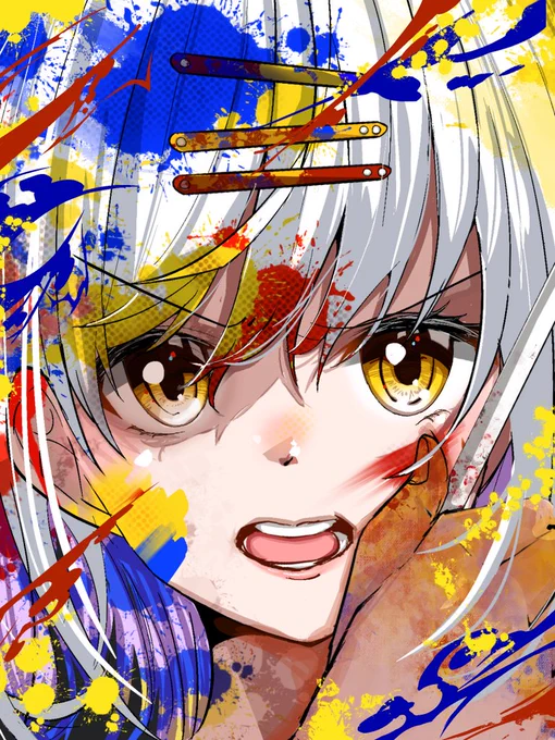 こうして並べるとぶれすぎたなと思うm(_ _)m
描いてみたかったタッチだったんだよ、、、 
