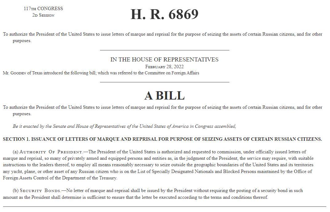 1ng1n33r_'s tweet photo. Joe Biden and Congress, not satisfied with bringing back the Great Depression, Nazis, and the 1970's Oil Embargo, are now proposing to bring back Pirates?
#LettersOfMarque https://t.co/eKjSyxd0lZ