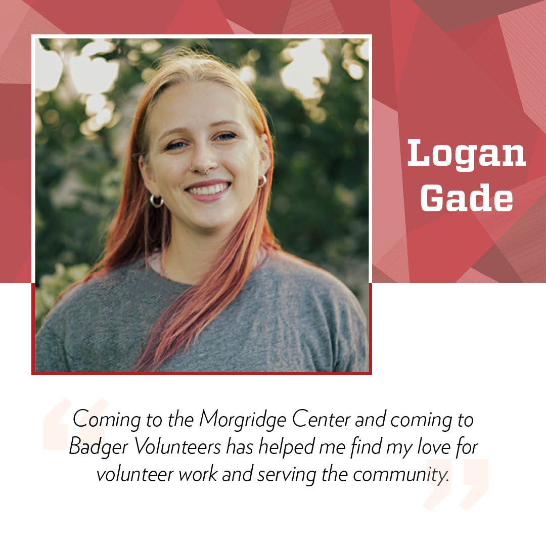 From volunteer to executive board member, Logan Gade has worked profusely with @BadgerVolunteers, cultivating interpersonal relationships in the community and finding a sense of belonging in her service. 

Read more about her public service journey at: 
go.wisc.edu/yf669m