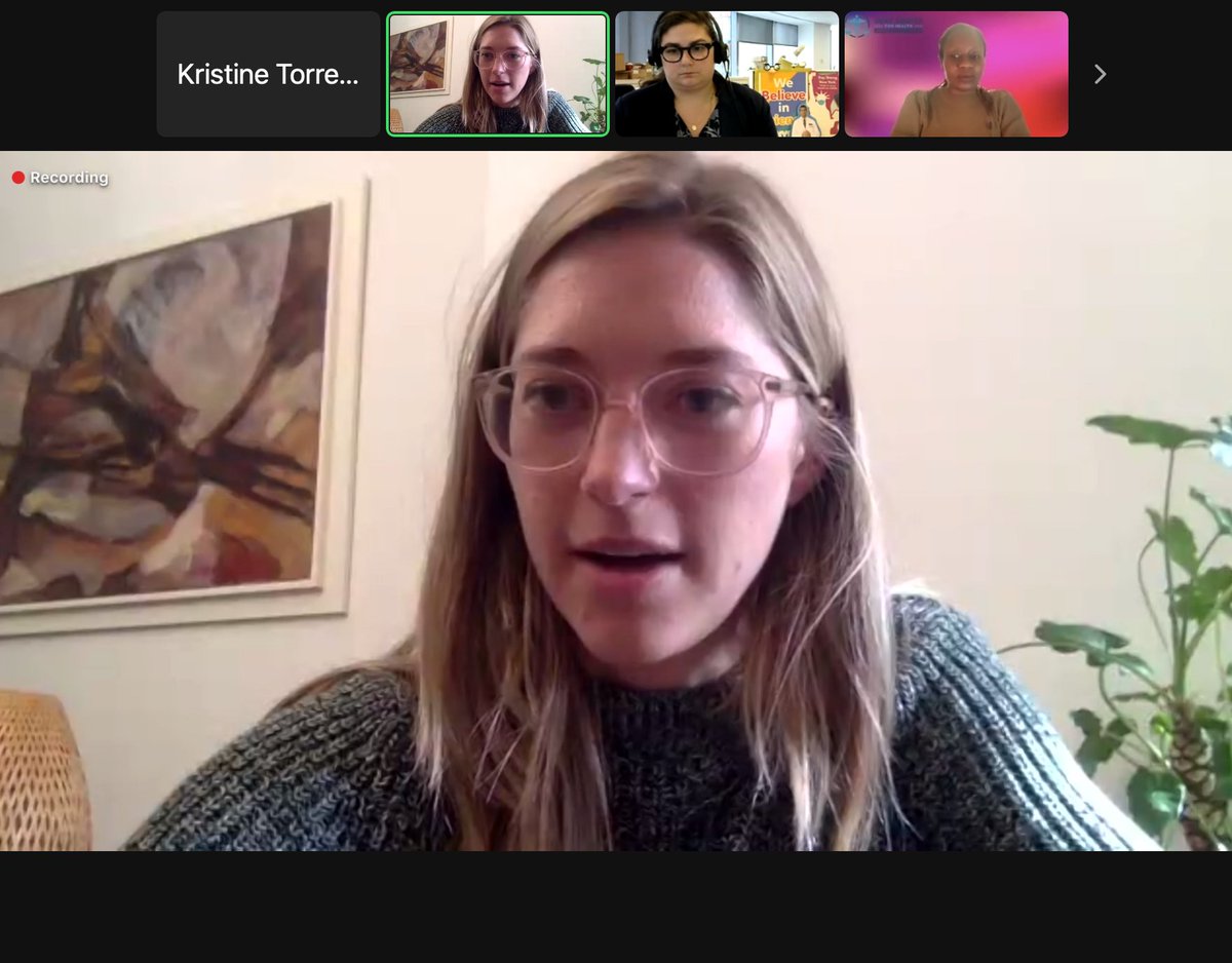 DrKristineTL's tweet photo. So great to listen to and see our amazing @MonteAddMed fellows @ErnestEgu1 @_kmullins_ discuss their experiences working in the drug user hub at @NYHarmReduction w/ the #OPC! https://t.co/mjK1EyQeTv