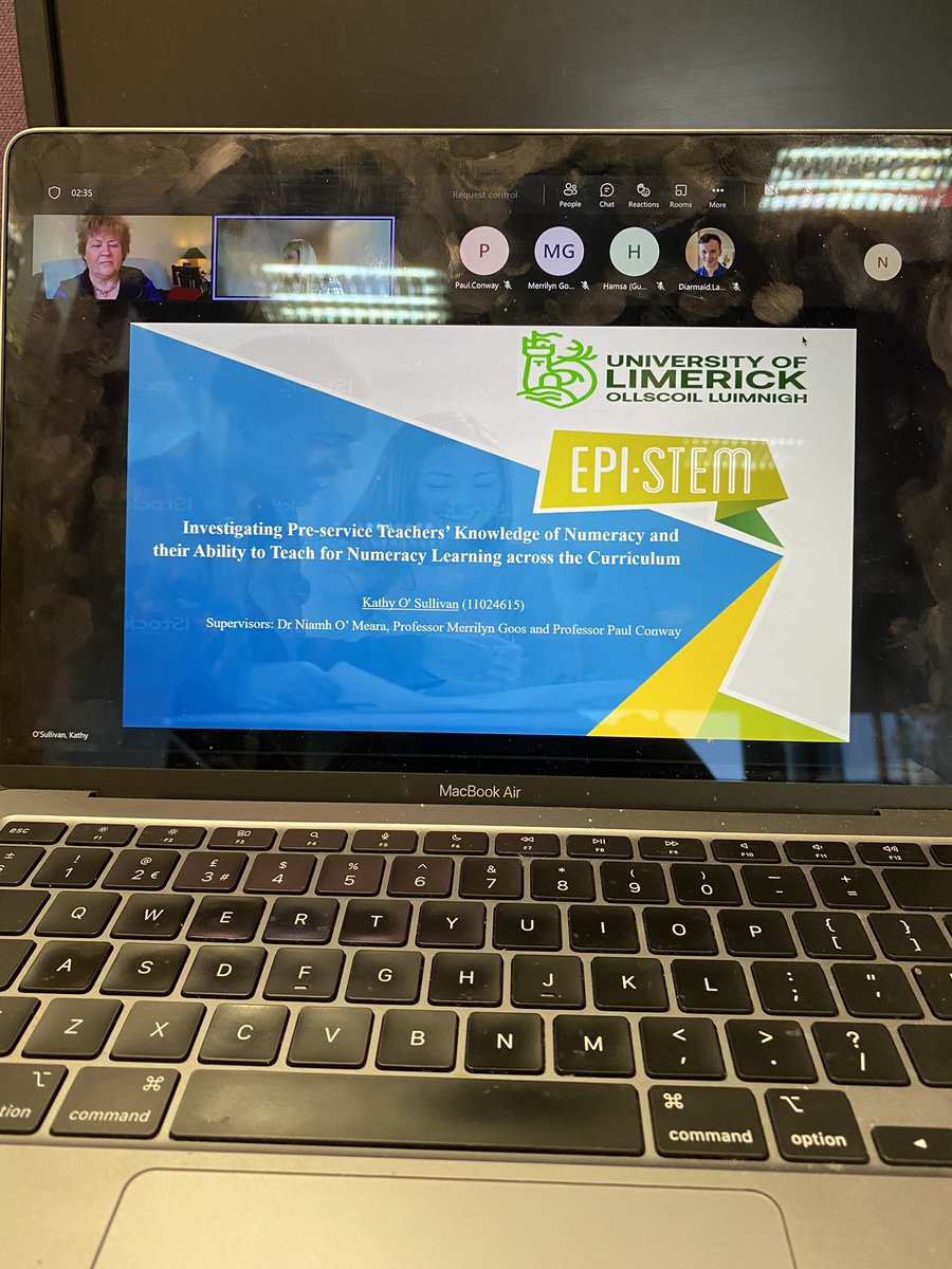 Niamh O'Meara (@mearaniamh) on Twitter photo Very proud day today for myself and <a href="/EPISTEM_UL/">EPI•STEM</a> as we saw <a href="/kathyosull/">Kathy O'Sullivan</a> successfully defend her PhD thesis! 🥳🥳 Many thanks to the examination panel of @HamsaVenkat <a href="/DLaneUL/">Diarmaid Lane</a> and <a href="/GMooneySimmie/">Professir Geraldine Mooney Simmie</a> for a really stimulating discussion and huge congrats to the newest doc in the house! Very proud day today for myself and <a href="/EPISTEM_UL/">EPI•STEM</a> as we saw <a href="/kathyosull/">Kathy O'Sullivan</a> successfully defend her PhD thesis! 🥳🥳 Many thanks to the examination panel of @HamsaVenkat <a href="/DLaneUL/">Diarmaid Lane</a> and <a href="/GMooneySimmie/">Professir Geraldine Mooney Simmie</a> for a really stimulating discussion and huge congrats to the newest doc in the house!
