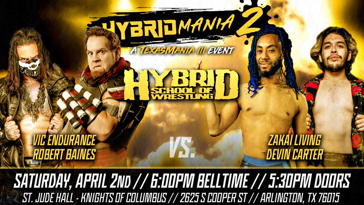 No one is more of a Hybrid than Baines! Half genius, half crazy, half dead so it's perfect I'm 1/2 of a dark duo ready to take over @Hybridsow HybridMania2!