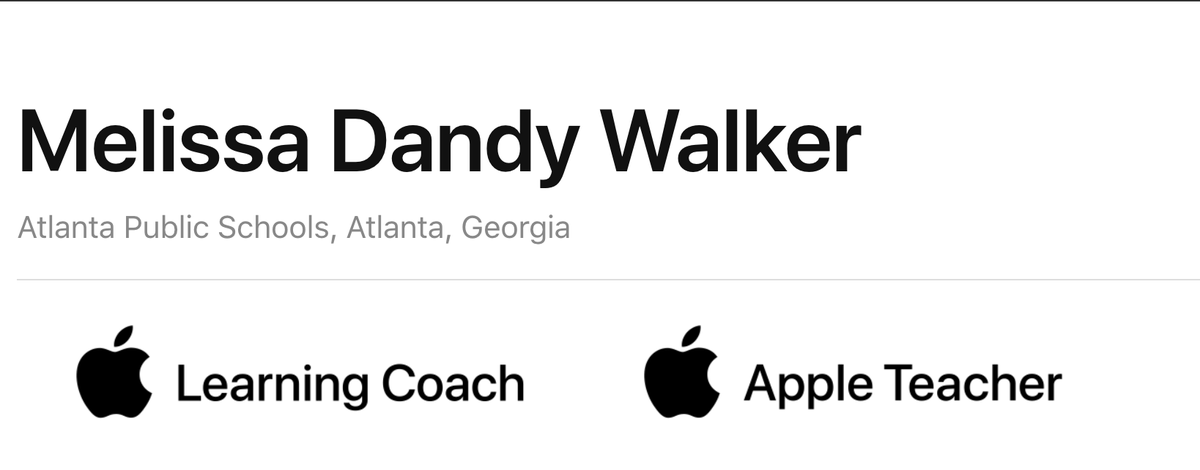 ✨It's officially OFFICIAL! I have been approved as an Apple Learning Coach!!! 

Phenomenal PD! Learned soooo much that will help me coach @APSInstructTech teachers and staff!! @apsitnatasha @ahrosser @DrLisaHerring  @AppleEDU #AppleLearningCoach #AppleTeacher #APSITinspires