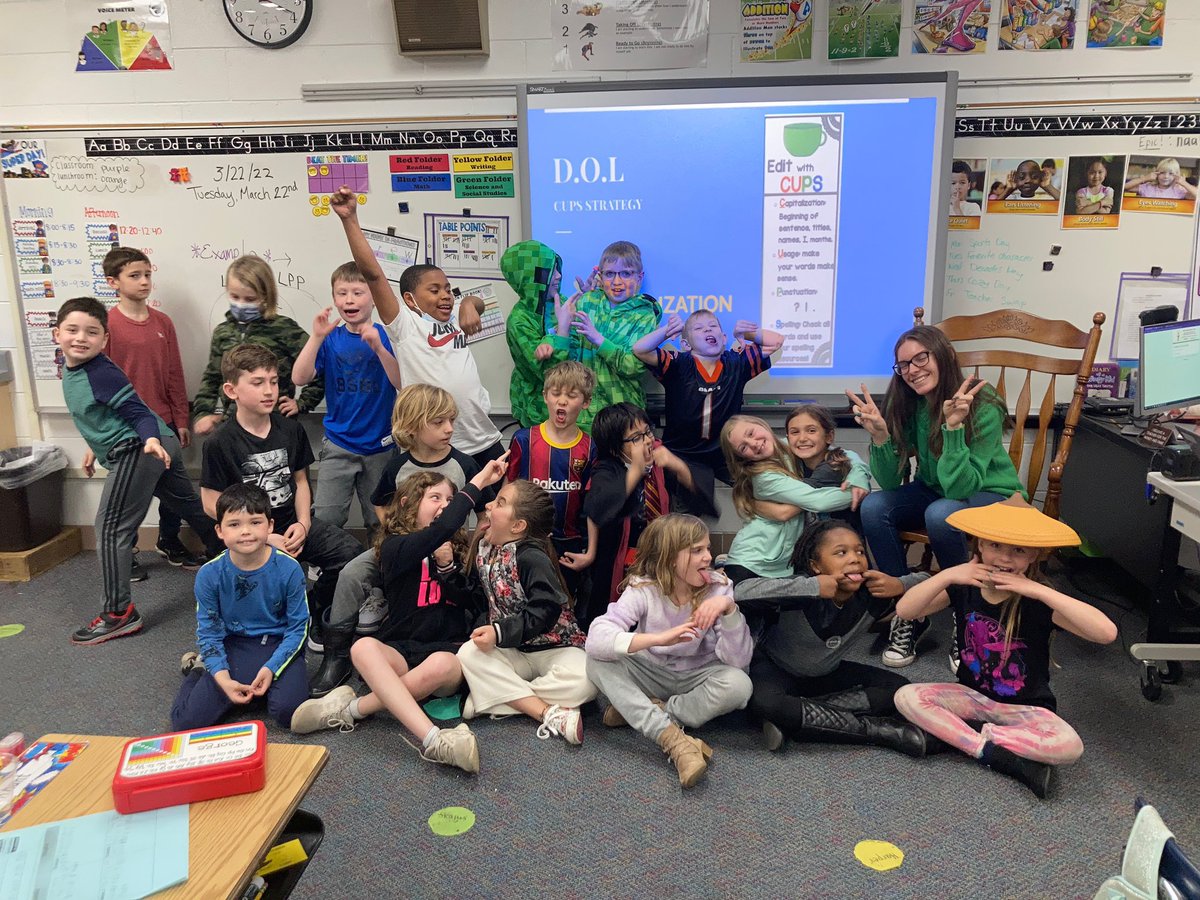 Today we celebrated “character day” at Elmwood! #SpiritWeek