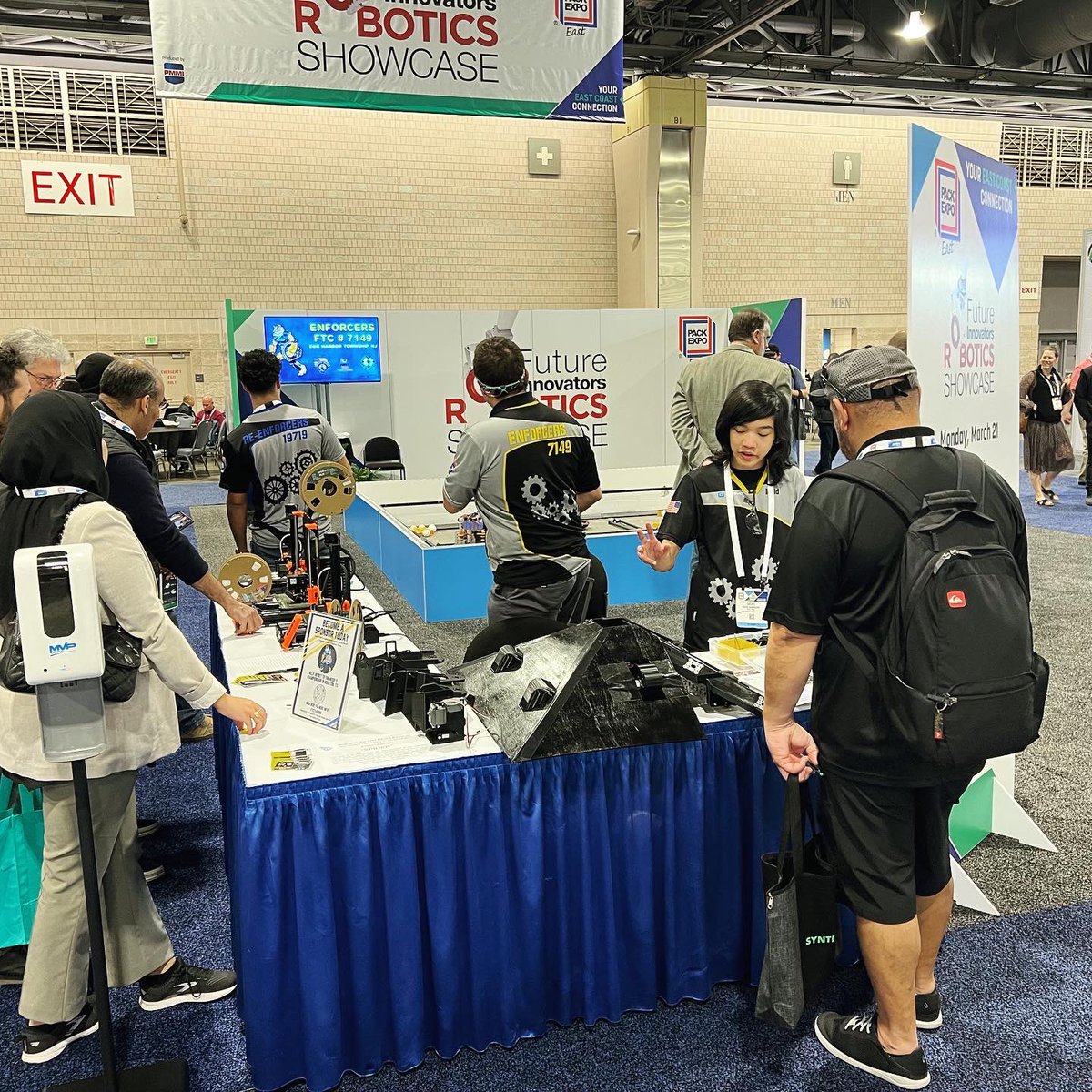 We thank our friends at @garveyconveyors for helping us have the opportunity to be a showcase at the Pack Expo East in Philadelphia! We met lots of great engineers and learned so much about the packing industry. It’s a great way to CONNECT with packing engineers across the world!