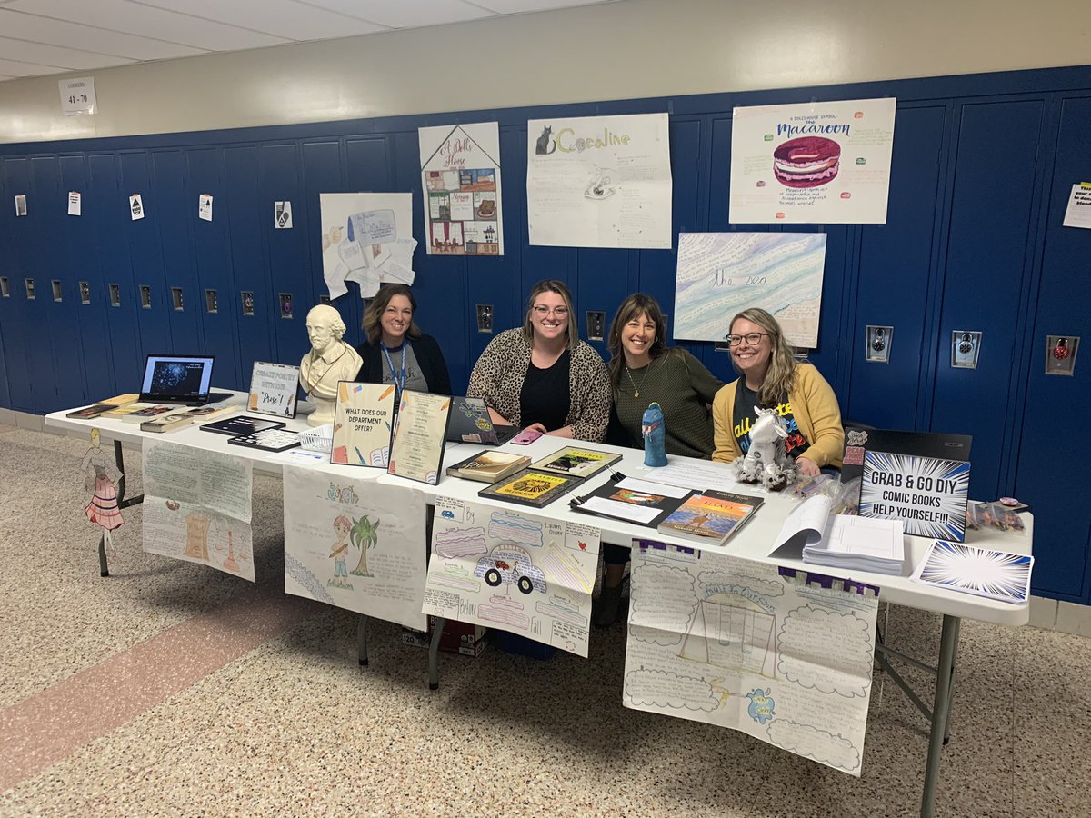 Jesse Funston (@jessefunston) on Twitter photo The <a href="/Hamilton_HHS/">Hamilton High School</a> English Dept. is set up and ready to go for tonight’s Big Blue Showcase! Stop by and see some of the awesome things they have going on. #BigBlueOnTheMove <a href="/KimTestas/">Mrs. Testas</a> <a href="/MrsRoweHHS/">Mrs. Rowe</a> <a href="/BlevinsBelew870/">Mrs. Blevins Belew</a> <a href="/MrsBinegar/">Mrs. Binegar</a> The <a href="/Hamilton_HHS/">Hamilton High School</a> English Dept. is set up and ready to go for tonight’s Big Blue Showcase! Stop by and see some of the awesome things they have going on. #BigBlueOnTheMove <a href="/KimTestas/">Mrs. Testas</a> <a href="/MrsRoweHHS/">Mrs. Rowe</a> <a href="/BlevinsBelew870/">Mrs. Blevins Belew</a> <a href="/MrsBinegar/">Mrs. Binegar</a>