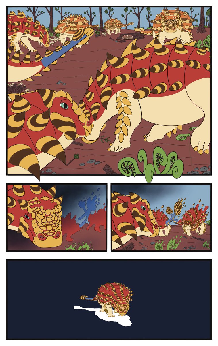 roukaryu's tweet photo. For #Viên, it’s a solemn reminder of his kind’s extinction, and a subsequent sense of loneliness.
Luckily, he has a loving family to remind him that he’s never truly alone. (2/2)
#roukaryuOC #Phương #Zuul #DinoZuul #ZuulCake #EverythingIsCake #cakememe #BuddyVsDuff https://t.co/N5a9g82xz1