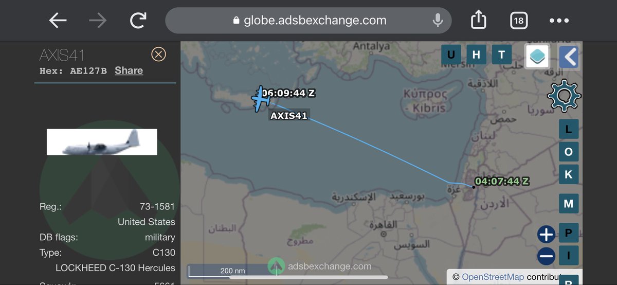 TheSnoopySnoop's tweet photo. #AXIS41 EC-130H Compass Call

Transited Israel early hours, pausing at Souda Bay &amp; Rota before making moves crossing the pond tonight

#haveglass #AvGeek #planespotting #milair https://t.co/BnTdLcU2x3