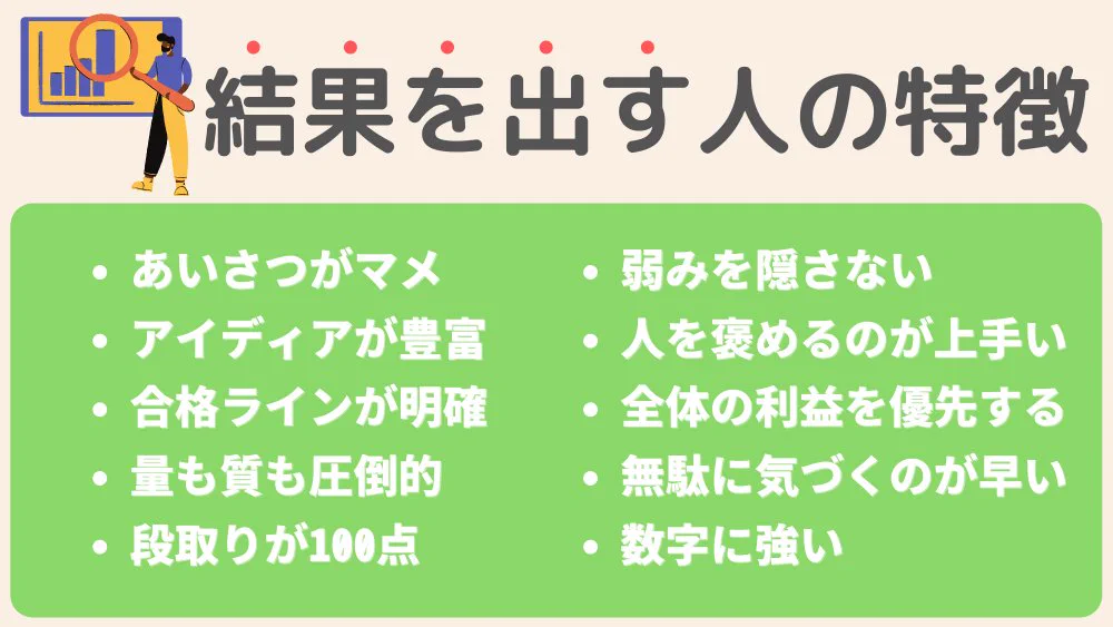 実践してみよう！『仕事が出来る人の特徴』