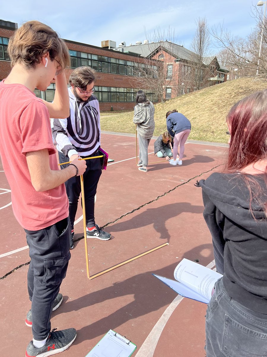 Last week, Astronomy students 🔭 calculated the circumference of the planet 🌎 using shadows from sunlight ☀️ and a little bit of math 🧮 Great work everyone!! <a href="/hopedalejshs/">Hopedale Jr-Sr HS</a> <a href="/DerekAtherton1/">Derek Atherton</a> <a href="/kraspyhhs/">Kate Raspallo</a>