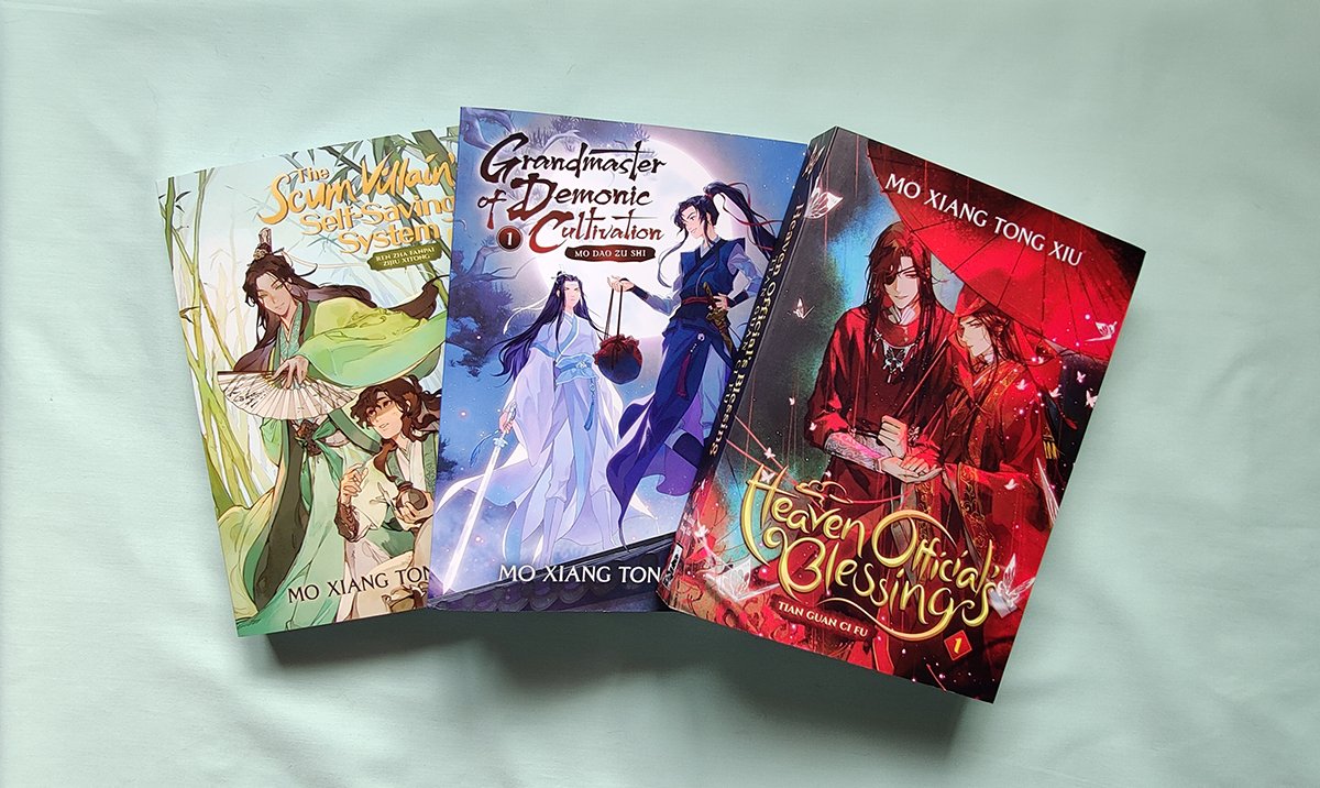 snow0800's tweet photo. MXTX NOVELS GIVEAWAYS
To enter:
☆Must be 18+ (I will check bio)
☆ Like and Retweet
☆ Dm open
♡ 2 winners
♡ Open worldwide
♡ Book of your choice (that's in stock)
♡ End April 1st @ 9AM (EDT)
#MXTX #TGCF #MDZS #Svsss
More info ⬇️ https://t.co/qktUfahW86