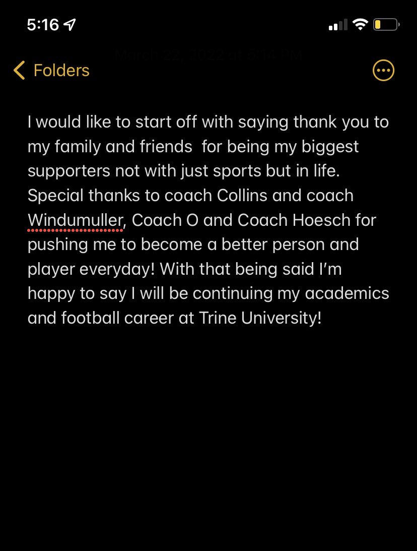 KobeHaglund's tweet photo. COMMITTED‼️
@CoachRav @TrineThunderFB https://t.co/9ymwPtg85X