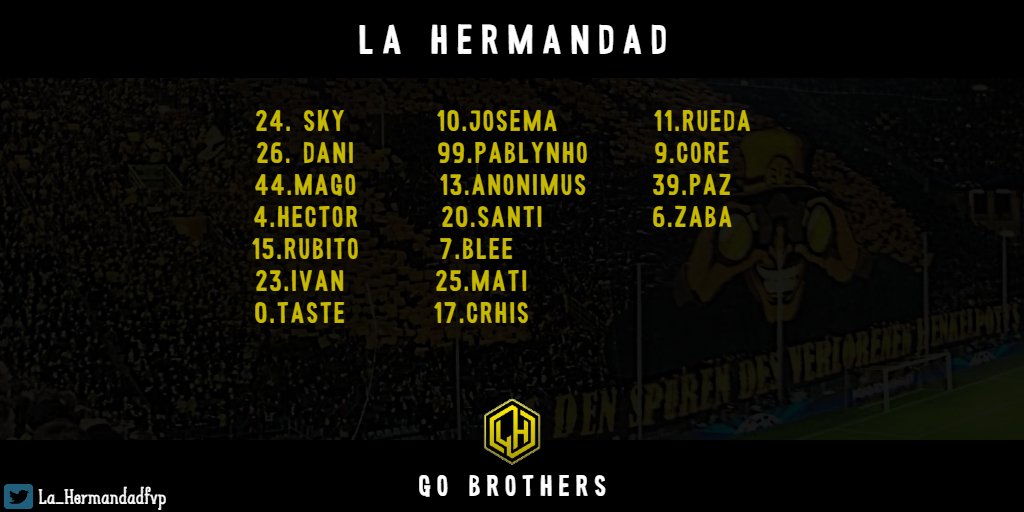 🔰¡Estos son los jugadores que nos representarán esta temporada!

#GOBROTHERS⚫🟡