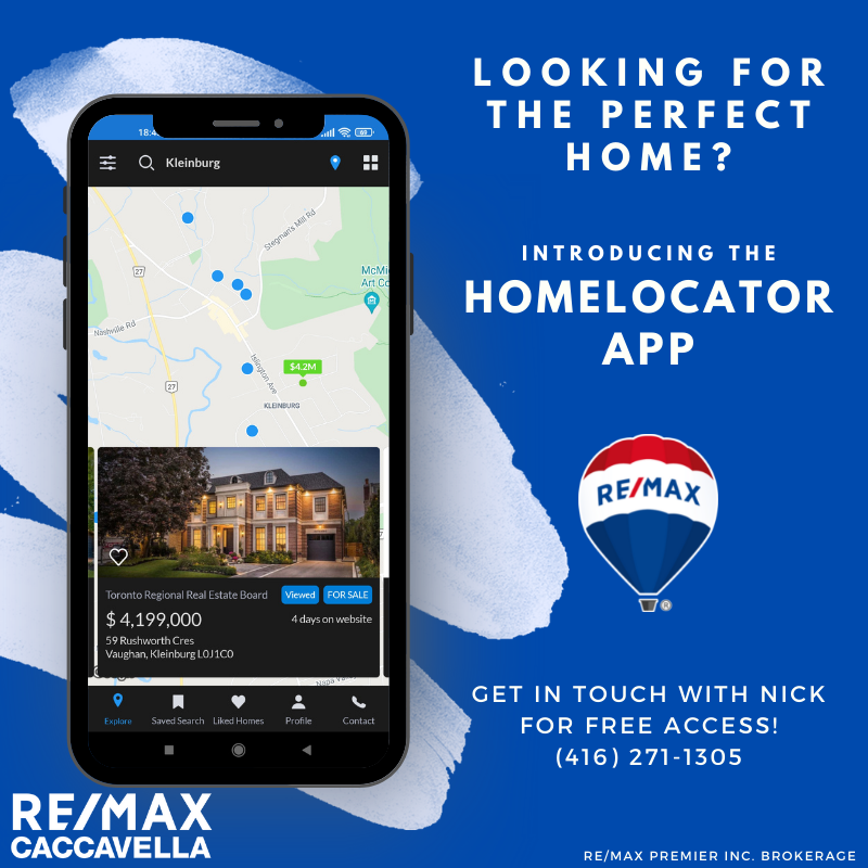 nickcaccavella's tweet photo. Introducing an easier way of looking for your perfect home - the Homelocator app! The app is absolutely free, no obligations and designed to make your search effortless!

Just let Nick know you're interested!
(416) 271-1305

#GTAHomes #firsttimehomebuyer #homebuyers #homesearch https://t.co/gjg4zwGDGh