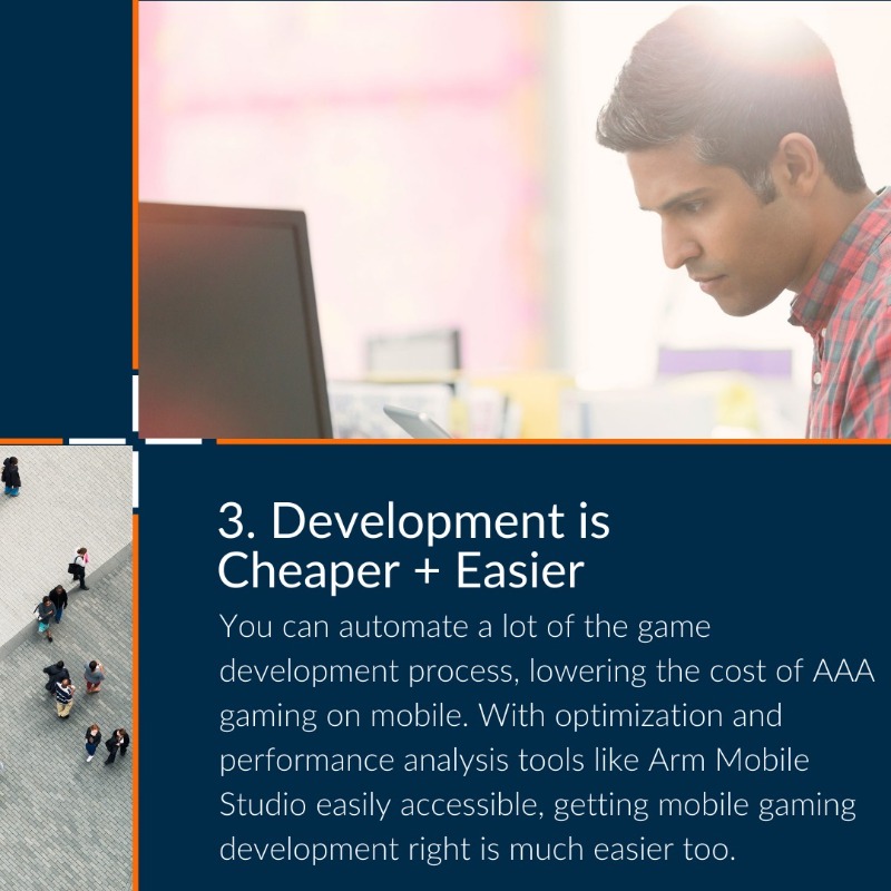ArmMobile's tweet photo. It's official - mobile gaming is here to stay. 👇

If you're at #GDC22 this week, head to the @Arm booth in South Hall #S576 to discover the tech that can help you lead the way in mobile game development.