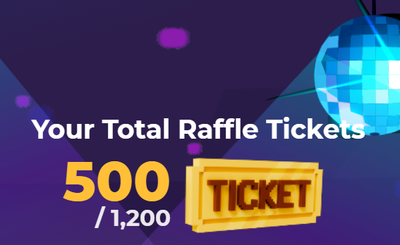 saku_len's tweet photo. @TheSandboxGame I just participated in the daily #SandboxAlphaS2Contest for a chance to earn up to 1,000 $SAND! Starting March 22 - Ticket Day. Check out my screenshot below!
👇 #SandboxAlphaS2 
Raffle Tickets. https://t.co/VN4RjV0xkE