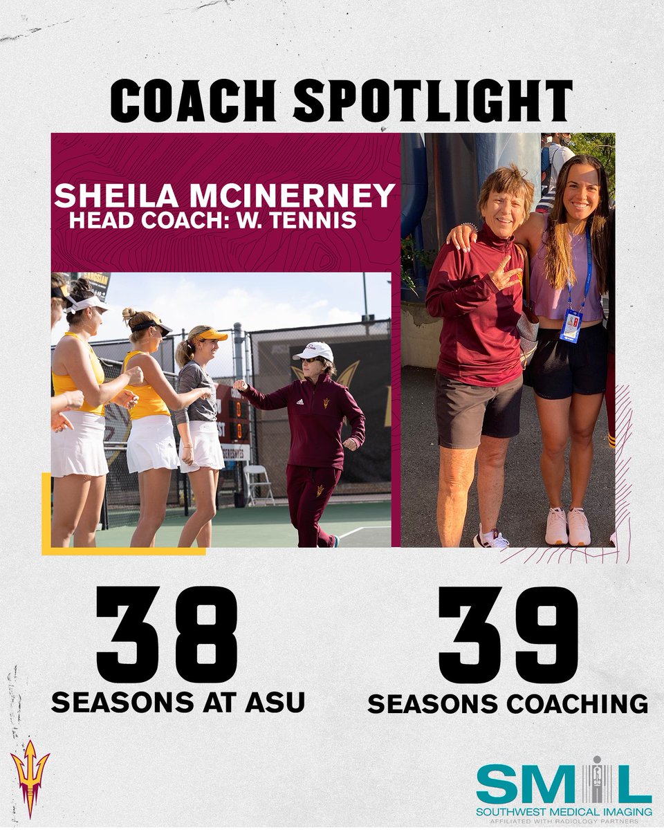 TheSunDevils's tweet photo. “My collegiate coach and teammates were instrumental in making my college days some of the best in my life. Being a coach has allowed me to help give young women the same life changing experience that I was fortunate enough to enjoy as a collegiate athlete." - @asu10s_coachmac https://t.co/gbUhRpFAI0