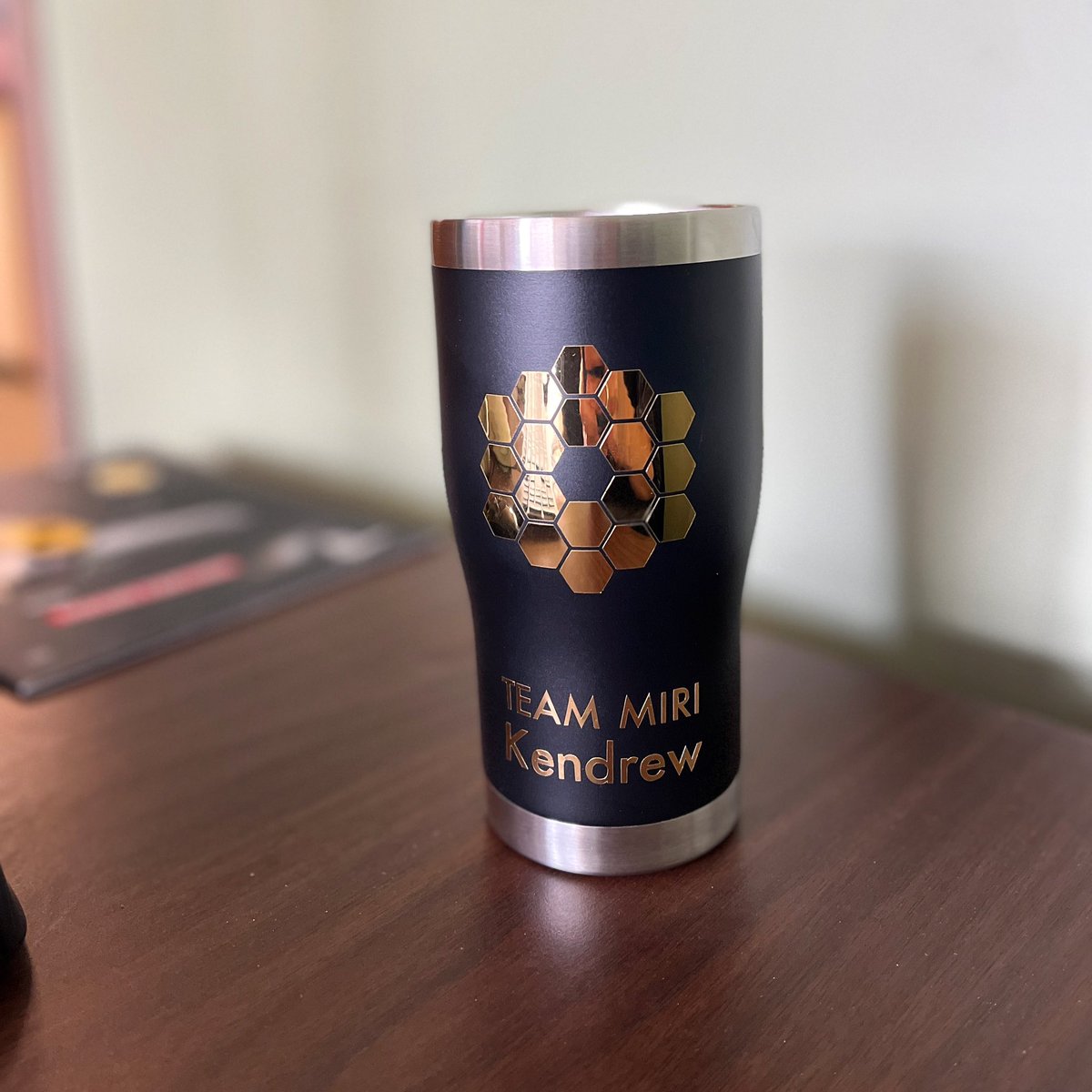 sarahkendrew's tweet photo. Levelled up my coffee mug game π Thanks @startorialist!! #MOCLife #JWST #TeamMIRI https://t.co/OwPDIEApE5