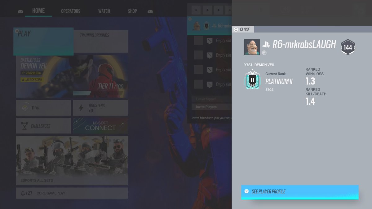 Dza2K's tweet photo. SELLING THIS NICE SMURF
- 1x Diamond (D2)
- Ace &amp; Bandit Black Ice 
- Clean stats 
- Nearly all ops 
• Dm me for more rts appreciated xx https://t.co/YsnDAoVOSN