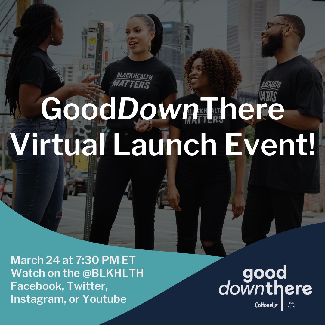 drfolamay's tweet photo. Excited to join @BLKHLTH & @cottonelle on yr 2 of the #GoodDownThere #ColorectalCancer Screening Program
👉🏾Virtual launch event: 3/24 at 7:30p ET
👉🏾 @BLKHLTH Youtube, Instagram, Twitter, Facebook
Hear about the #GoodDownThere ambassador orgs & plans to screen even more in 2022! https://t.co/gL7HzOAuNR