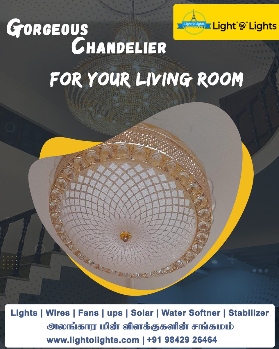 LightLights2's tweet photo. A Complete Residential lighting products....
call : 98429 26464
Visit : 136, Mettur Road, Erode, India, Tamil Nadu.

#lightroom #lightroom #homelights #lightsforresidential #ledlights #ledlightsforhome #homedecorationlights https://t.co/WB26z83Mm5