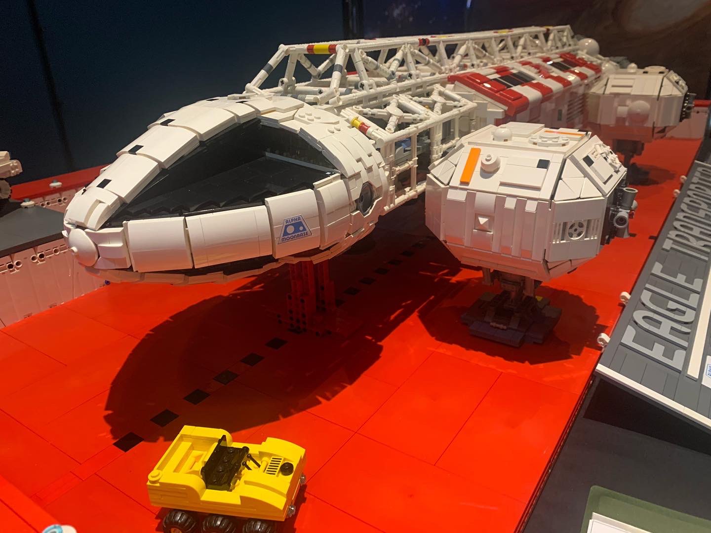Bricks McGee on X This huge Eagle Transporter Moonbase by Carl Woods at BrickishWeekend has some very satisfying shapes lego legomodels legomodel https t tHLTXgFRFC X