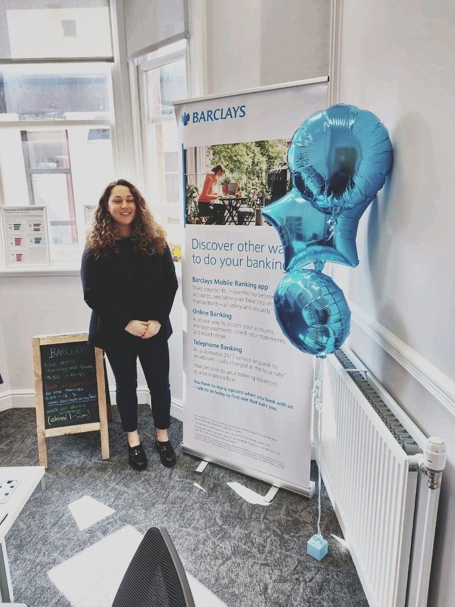 jonbrenchley1's tweet photo. New @BarclaysUK flex service opened in #whitchurch library today. Tuesdays and Thursdays 9.30-4.0. No cash but plenty of smiles and banking expertise. Come and say hello and share the news #busyisbetter @AnnaMcMorrin @JulieMorganLAB Pls RT https://t.co/rcfBBw1HUQ