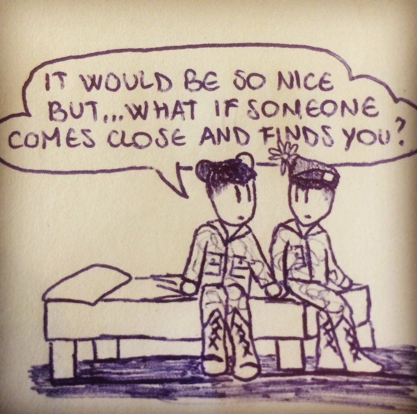 gbdirgabgaonng1's tweet photo. #oldcomic where Ji sneaked into Ri’s military camp disguised a soldier (firsts of a long series😂) https://t.co/Wmw1ol8onE