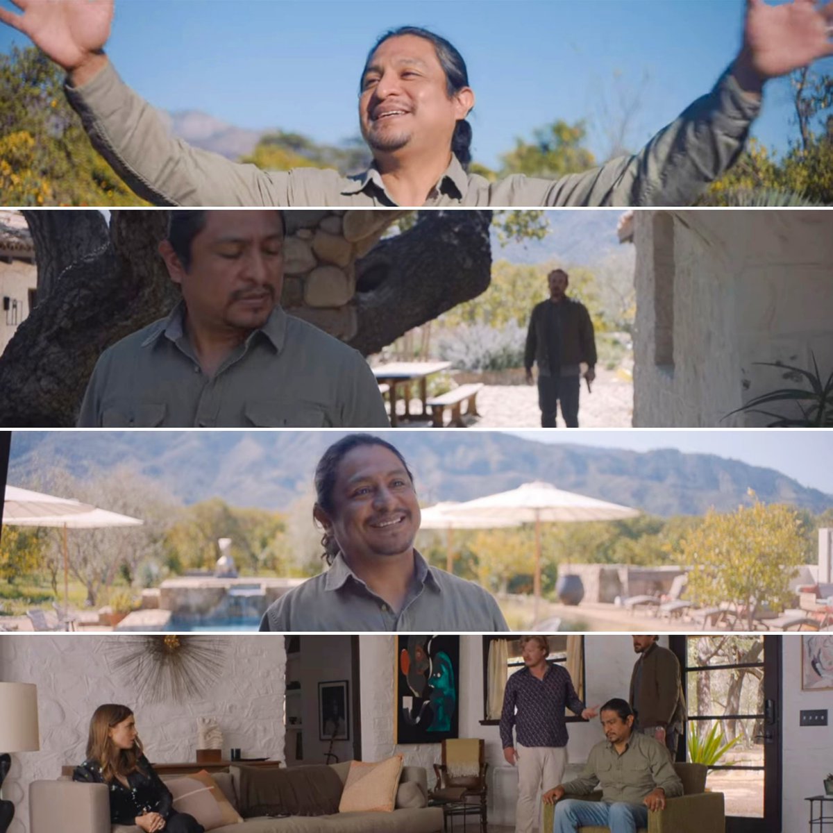 omarleyva's tweet photo. One of the cool things about working on #windfall is having my #covidhair immortalized.
The #longhair brought back waviness I had as a baby.
#Netflix #filmmaking #actorslife #azteca #nativehair #jardineros #poblano #actormexicano #mexicanamerican🇲🇽🇺🇸 #nativeamerican #nativo https://t.co/2zh7XhK6Tl