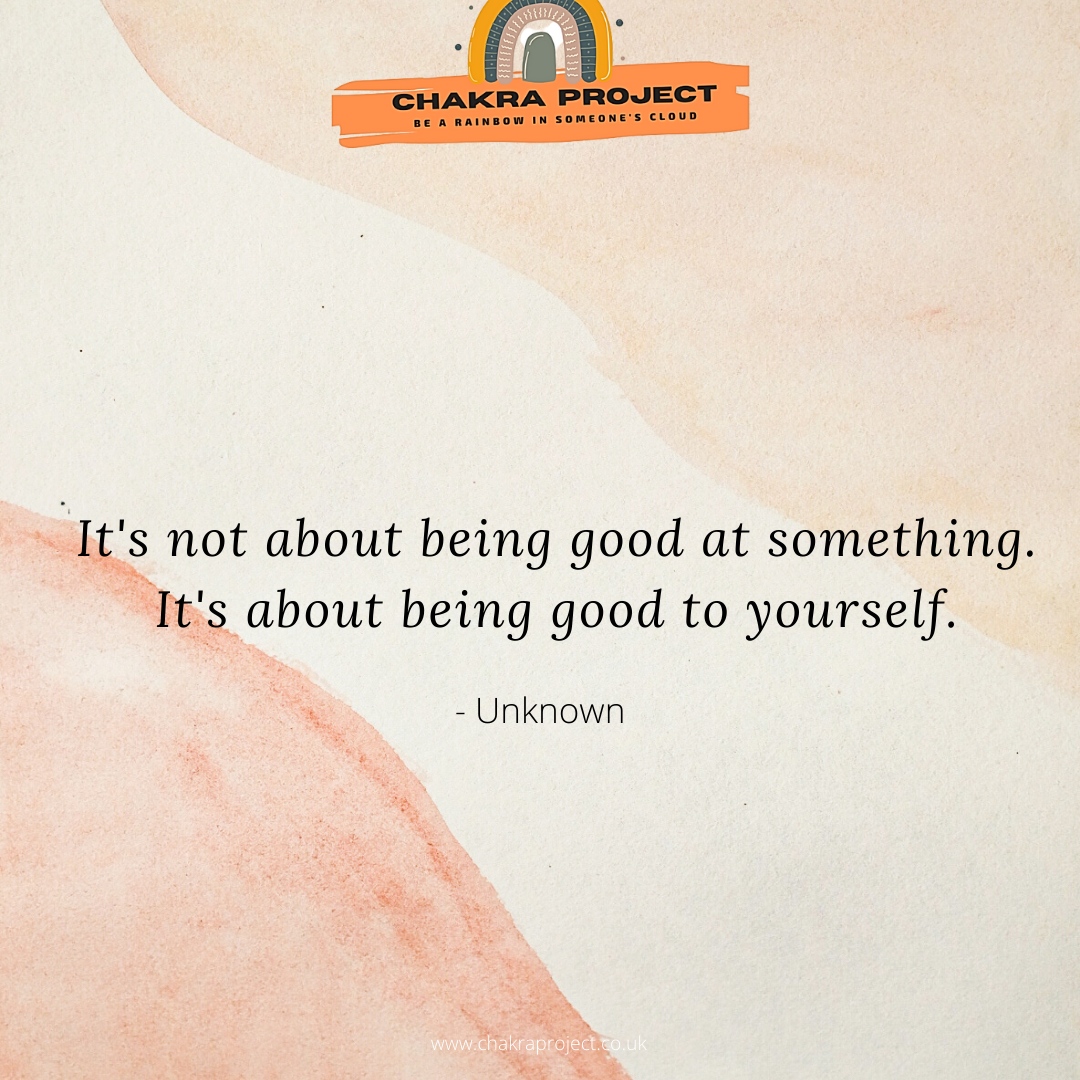 Life can be a struggle and a hustle sometimes, but don't get caught up in the rat race. Whether it's relationships, money, or what have you; the real insight and wisdom is knowing that it's not about being good at something. It's about being good to yourself.

#chackraproject...