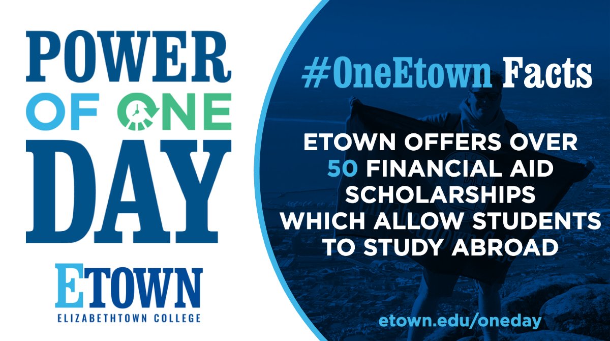 EtownCollege's tweet photo. Generosity from #etowncollege donors allows Blue Jay students to live their best life! #OneEtownFacts

Consider a gift at https://t.co/HxjKhbdxYz. https://t.co/il0A8uK0A5