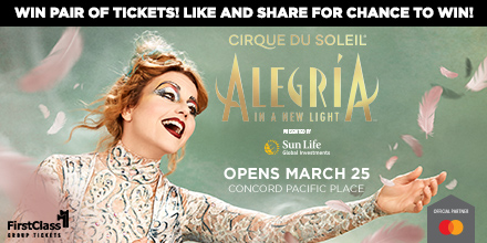 FirstClassTix's tweet photo. The WINNER of the Two (2) Tickets for the Cirque Du Soleil's Alegria "Dress Rehearsal" on March 24, 2022 @ 8:00 pm at the Concord Pacific Place is @michellealbas .
Be sure to check out our savings. Get a your crew together #LetsGetReadyToDoSomething because #IntermissionIsOver https://t.co/mFpO2NWqp8