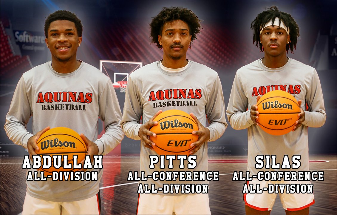 Congratulations to our three boys basketball players who have earned All-Conference and All-Division recognition: Samar, Terrell, and Adam!