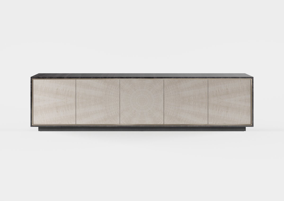 Introducing the Montana Cabinet ✨⁠
⁠
An elegant new cabinet with a striking linear silhouette complemented by a sophisticated metal inlay and a contemporary brass plinth base. ⁠
⁠
Discover &gt; bit.ly/TheMontanaSide…