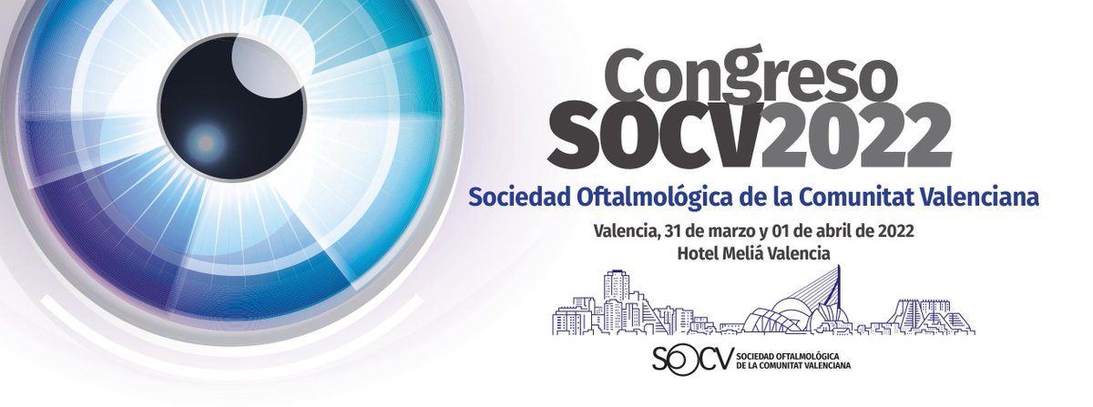 softcv's tweet photo. Os recordamos que los próximos 31 de Marzo y 1 de Abril se llevará a cabo el Congreso anual de la Sociedad Oftalmológica de la Comunidad Valenciana en el Hotel Meliá Valencia.  #SOCV2022
Puedes consultar más información en nuestra web https://t.co/dqdbAxXglh https://t.co/N6Ud0xe10A