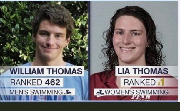 Yes, but Lia Thomas was previously ranked number 462 when competing in the correct male sex category. 

Care to explain that?

#SaveWomenSports #LiaThomas #PennCheats