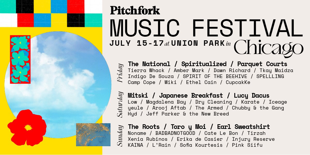 pitchforkfest's tweet image. $200 3-day GA tickets are on sale now ✨

Get your ticket today ➩ p4k.in/9d1bawj