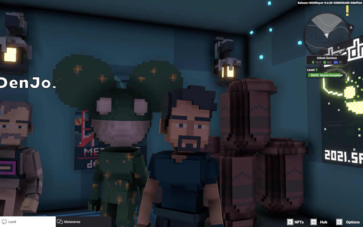 hacaro's tweet photo. @TheSandboxGame @deadmau5 I just participated in the daily #SandboxAlphaS2Contest for a chance to earn up to 1,000 $SAND! Starting March 17 - Selfie with Deadmau5. Check out my screenshot below!
👇 #SandboxAlphaS2 https://t.co/TaXkxLfvIF