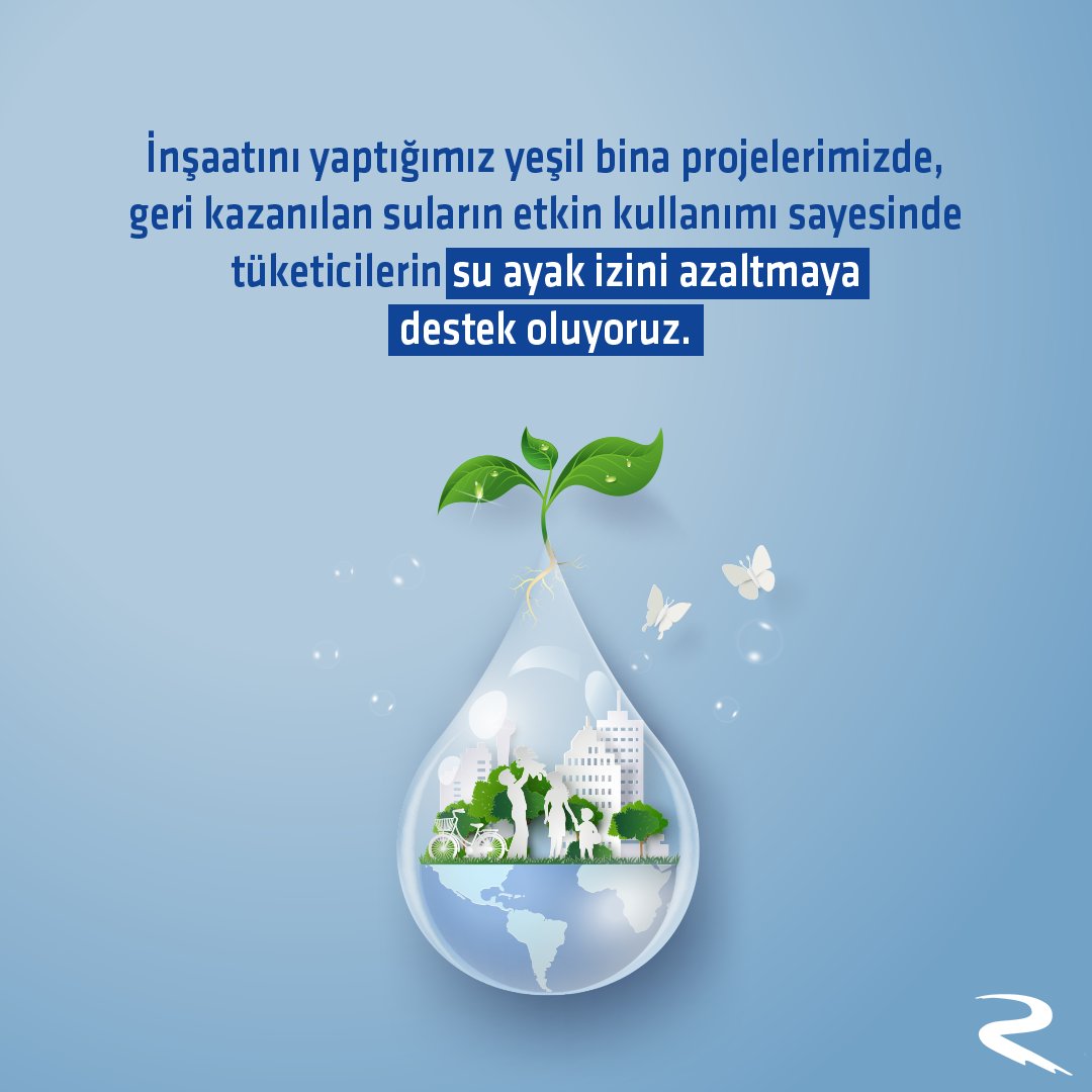 holdingronesans's tweet photo. DÜNYA SU GÜNÜ KUTLU OLSUN
Su Kaynakları sonsuz değil…

Bu bilinçle, proje tasarımlarımızda ve uygularımızda su kaynaklarımızı korumak için su ayak izimizi sistematik olarak ölçümlüyoruz. AVM ve hastane işletmelerimizde su tasarrufunu önemsiyor, https://t.co/pdhWxcQ76j