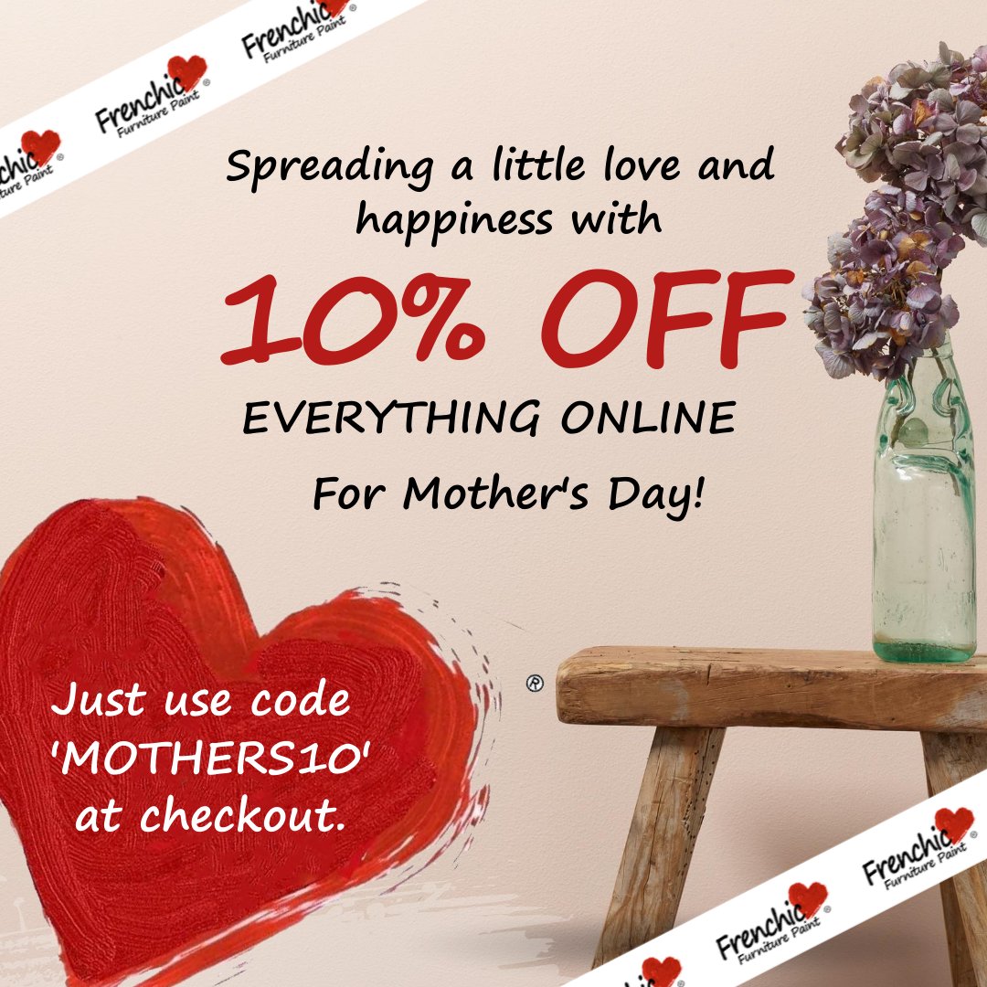 Frenchic ️Paint on Twitter "💐 MOTHER’S DAY SALE 💐 We’re spreading a