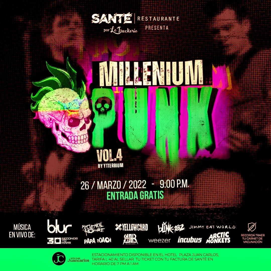 #VeniteASanté este sábado 26 de marzo a disfrutar de un genial show que incluye música en vivo de: BLUR - MY CHEMICAL ROMANCE - YELLOWCARD - BLINK 182 - JIMMY EAT WORLD - 30 SECONDS TO MARS - PAPA ROACH - WEEZER - INCUBUS - ARTIC MONKEYS Y MÁS interpretado por Ytterbium.