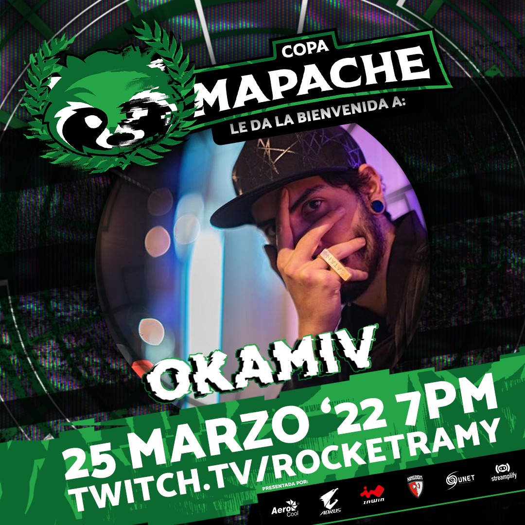 Seguimos sacando la alfombra para personalidades como <a href="/okamiv/">DM Okami 🐬🌸</a> que vendrá a jugar con control en la #CopaMapache