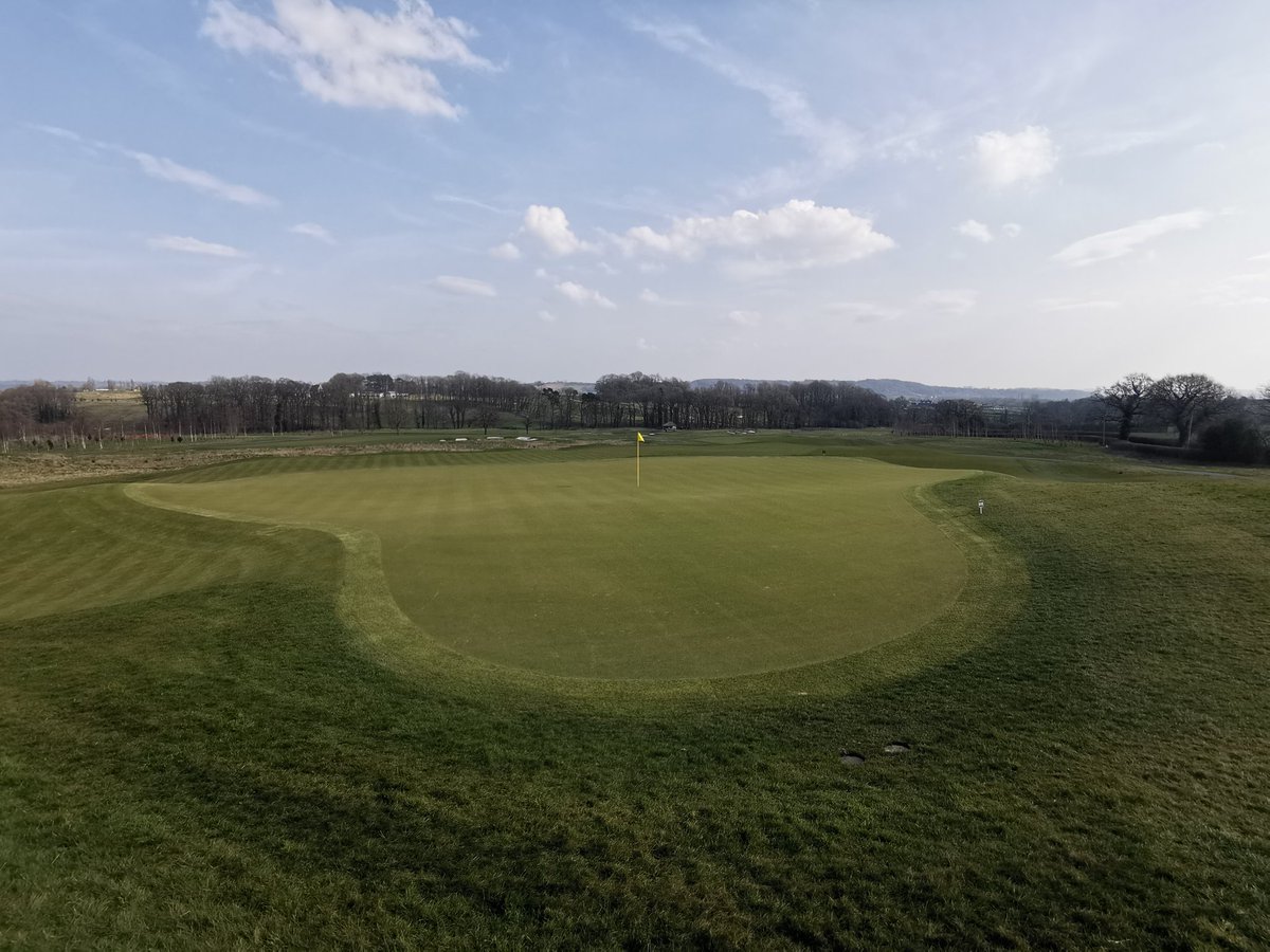 Nice to be cutting consistently again, and in the sun no less! New collars are bedding in nicely at JCB Golf and Country Club.