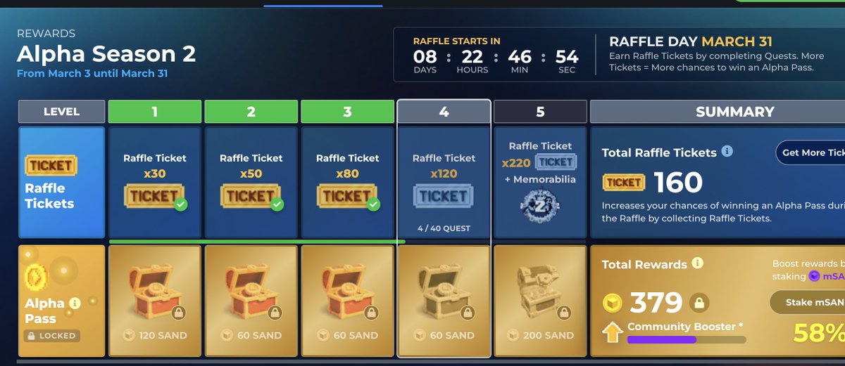 soibot2's tweet photo. @TheSandboxGame I just participated in the daily #SandboxAlphaS2Contest for a chance to earn up to 1,000 $SAND! Starting March 22 - Ticket Day. Check out my screenshot below!
👇 #SandboxAlphaS2 https://t.co/XDuAszExEP