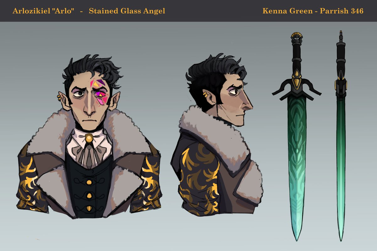 AvesKeep's tweet photo. New character I designed back in January! Meet Arlozikiel 🌟 https://t.co/InmoKZgFnj